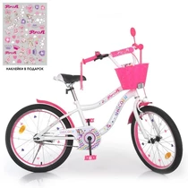 Велосипед детский PROF1 20д. Y20244-1K, Unicorn, с корзинкой